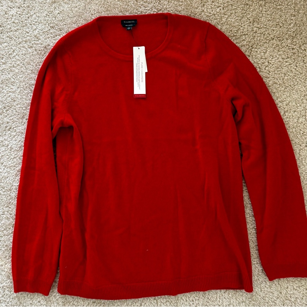 • talbots cashmere sweater •